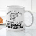thumbnail image 3 of CafePress - I Always Catch Something - 11 oz Ceramic Mug - Novelty Coffee Tea Cup, 3 of 4
