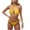 Yellow Womens High Waisted Swimsuits Savings, variant on OSFVNOXV Thong Swimsuits for Women 2-Piece Bikini Sets Push Up Halter Swim Top and High Waisted G-String Thong Beachwear Bathing Suit