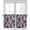 Navy Blue, variant on Independence Day Window Valance Curtain with America Trucks Gnomes Blue Red Stripes Print, Rod Pocket Design, Decorative Curtains for Home Kitchen Living Room Bathroom Bedroom 56" W x 16" L