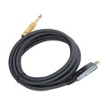 thumbnail image 4 of Cable de guitarra USB compatible con la mayoría de los software de grabación Cable de guitarra USB macho a 635 mm Fácil de usar para pastillas para pedales para mezcladores, 4 of 8