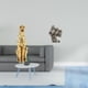 thumbnail image 2 of Figura de , estatua de búho, adorno de resina, animal, artesanía artificial, escultura moderna, adecuada para sala de estar, oficina, gabinete, 2 of 8