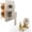 Brushed Nickel, variant on 3 Way Shower Diverter Valve Brushed Nickel, Wall Mount Shower Mixer Control Valve Kit, 3 Function Single Handle Shower Valve Replacement Kit with Rough-In Valves