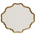 thumbnail image 1 of Benzara BM241161 Mirror with Scalloped Design & Metal Frame, Antique Gold, 1 of 5