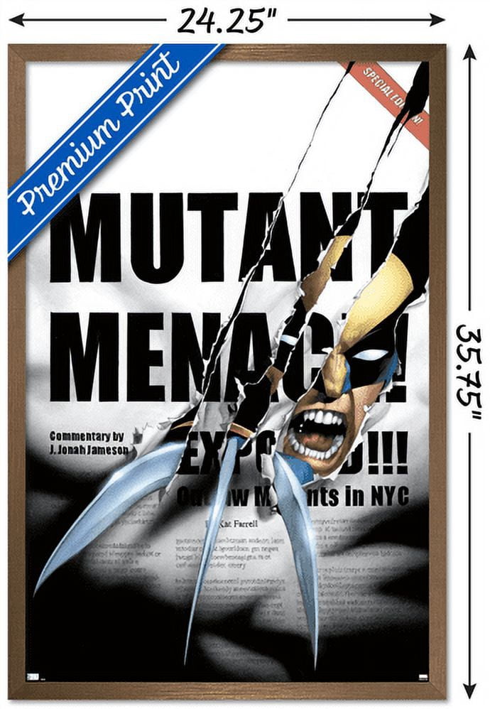 Marvel Comics - Wolverine - The Pulse #6 Wall Poster, 22.375" x 34", Framed