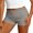 Gray women high waisted shorts with pockets a1, variant on Cagogo Women High Waisted Stretch Shorts Casual Solid Basic Workout Shorts for Women Summer Lounge Running Beach Shorts Fashion Activewear, Purple L