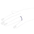 thumbnail image 4 of Tanzanite Eternity Stackable Ring Band 14K White Gold (0.75ct), 4 of 4