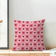 thumbnail image 3 of Valentine''s Day Pillow Covers 18x18 Set of 2, Red Hearts Decor Pink Throw Pillows Linen Anniversary Wedding Cushion Case Valentine''s Day Decorations for Home Sofa Couch Outdoor, 3 of 6