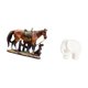 thumbnail image 5 of Figura de caballo,Figura coleccionable de caballo en miniatura,Adorno de caballo de resina,estatua de animal,decoración para el hogar,Figura de elefante,Figura decorativa de elefante estilo, 5 of 8