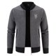 thumbnail image 1 of Chaqueta SANMU tejida con cremallera para hombre, tendencia, versión coreana, 1 of 1