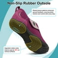thumbnail image 4 of Leisfit Women Men Wide Diabetic Barefoot Shoes Adjustable Walking Sneakers, 4 of 5