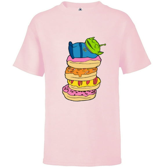 Disney and Pixar’s Toy Story Alien Donut Nap - Short Sleeve T-Shirt for Kids - Customized-Soft Pink