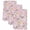 Light Pink, variant on Sage Green Spring Floral Kitchen Towels Set of 3, Elegant Farmhouse Flowers Birds Watercolor Absorbent Dish Towels for Kitchen, Microfiber Hand Towel, Quick Drying Tea Towel for Cleaning Dishcloths