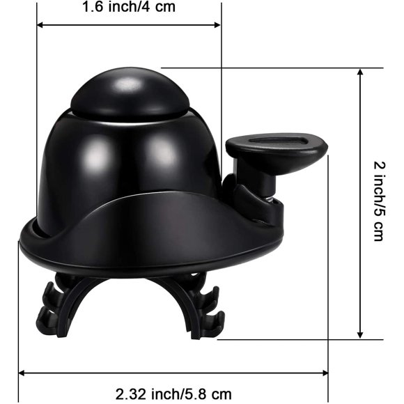 2 Pieces Bike Bell Adjustable Bike Ring Bell Aluminum Bike Ring