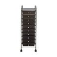 thumbnail image 5 of Seville Classics 10Drawer Organizer Cart, Black, 5 of 14