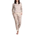 thumbnail image 7 of BLIS Long Sleeve Crew Neck Leopard Pajamas (Women's) 2 Piece Set, 7 of 7