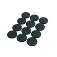 thumbnail image 1 of Almohadillas de goma autoadhesivas antideslizantes para muebles protectores de suelo para sillas color negro 12 piezas redondas, 1 of 4