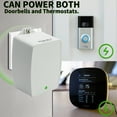 thumbnail image 4 of UltraPoe 24V Doorbell Transformer Plug-in AC Adapter Thermostat Power Supply, PTC Fuse Protection , Compatible W/Ring, Nest, Honeywell, 4 of 7