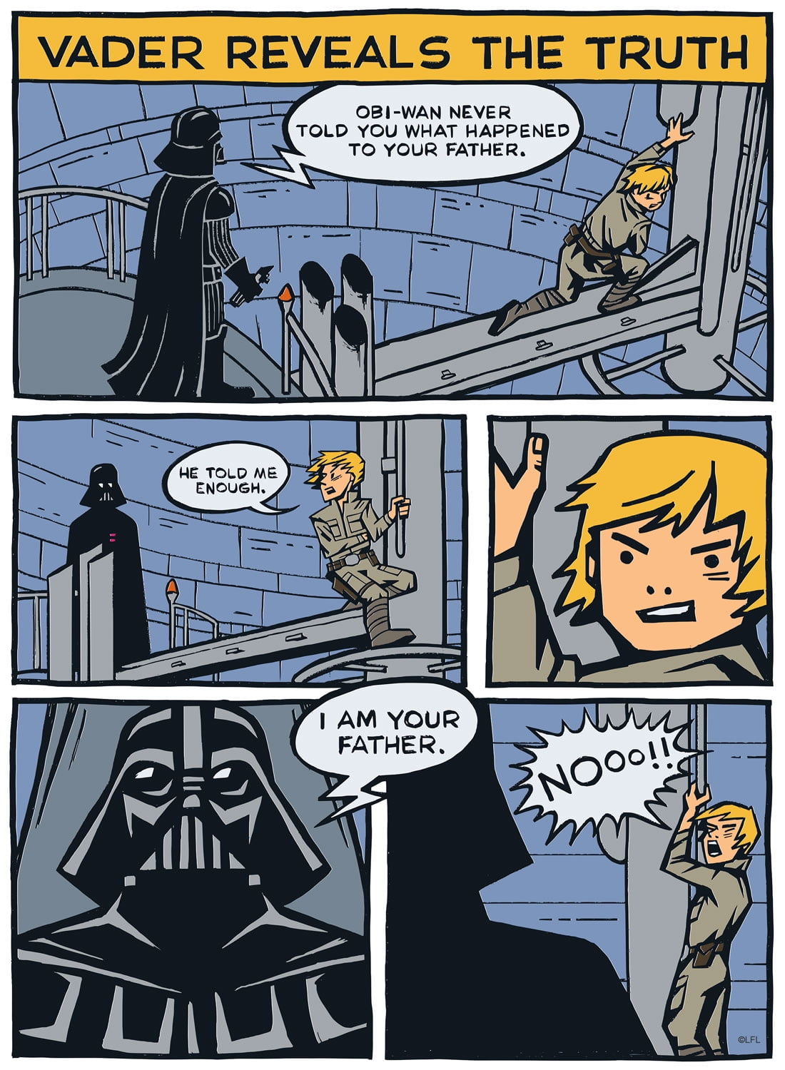 Buffalo Games Star Wars - I Am Your Father 100-Piece Interlocking Jigsaw Puzzle for Children Ages 6 and Up