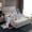 Grey, variant on Feelyou Kawaii Angel Unicorn Bed Sheets, Cute Cartoon Animal King Sheets, Love Heart Rainbow Sheet Set, Lightweight Room Decor, 4-Piece