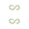 thumbnail image 2 of Monstrate 12 piezas de hojas colgantes artificiales Ivy Vine Fake Garland Plants Ratten Christmas Business Home Wedding Garden 2piezas, 2 of 6