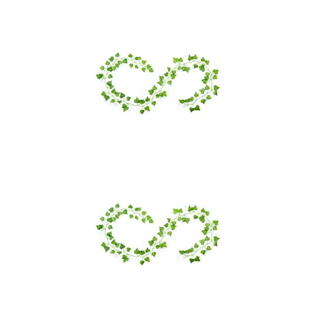 Hojas Artificiales Inteprter 12 Piezas Hiedra Verde 2,2 m