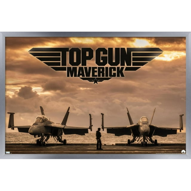 Top Gun: Maverick - Deck Wall Poster, 14.725" x 22.375" Framed