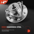 thumbnail image 3 of A-Premium Front Wheel Bearing Hub Assembly Compatible with Nissan Armada Nissan Titan 2012 2013 2014 2015 4WD w/ABS 6-Lug, 3 of 9