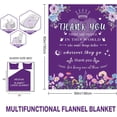 thumbnail image 2 of Thank You Gift,Flannel Blanket Best Thank You Gifts for Women 150x130CM,Thank You Teacher Gifts for Women,Thank You Gifts for Colleagues,Friends,Wife (NAVY), 2 of 6