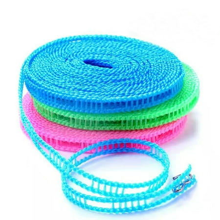 

Washing Line 10M Non-Slip Washing Line Camping Accessories Outdoor Washing Line for Garden Travel Holiday Motorhome or Caravan(Green)
