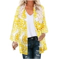 thumbnail image 2 of Nouveaux Hauts pour Femmes 2023 Grande Taille Mode Femme Col Rond T-Shirt Manches Longues Blouse Imprimée Automne Chandail en Molleton Manches Longues pour Femmes, 2 of 5