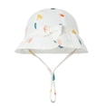 thumbnail image 2 of Penkiiy Cute Animal Print Baby Sun Hat - UPF 50+ Wide Brim Bucket Fishing Cap for Toddler Boys Girls Spring Summer, 2 of 4