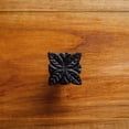 thumbnail image 2 of Flower Kitchen Cabinet Hardware Iron Kitchen Cabinet Knob Black|Renovators Supply, 2 of 8