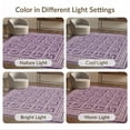 thumbnail image 7 of ODIKA 8'x10' Ultra-Soft Area Rug, Greece Greek Key Boho Meander Stripe Bordered Fret Border Maze None Washable, Bare feet friendly, Silk-Touch for Bedroom, Under Sectional, 7 of 7