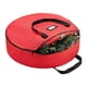 thumbnail image 1 of Moyic Bolsa de almacenamiento de guirnaldas eficiente y práctica para aplicaciones amplias bolsa de almacenamiento de de árbol de Navidad Kits de decoración para fiestas Rojo 30 pulgadas, 1 of 6