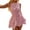 A-Light Pink1179, variant on XIAOCHA Smocked Bodice Dress for Women Crew Neck Sleeveless Summer Party Mini Dress