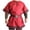Red, variant on Mens Medieval Pirate Shirt Half Sleeve Cotton Lace up Renaissance Shirts Viking Retro Scottish Costume Tops Big and Tall Size S-5XL Green