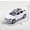 WHITE, variant on (bagged)1:43 Classic sedan Alloy Model Car, Simulated SUV off-road vehicle, children's alloy car, boy's toy model, car ornaments
