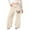 Beige, variant on lnmuld Girls Leopard Dot Bow Print Wide Leg Sweatpants Solid Fabric Elastic Waist Dual Side Pockets Soft Knit Girly Casual Trousers Color:Beige,Size:8-9 Years