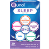 Qunol Sleep Support Capsules (30 Count), 5 in 1 Sleep Aid Supplement, Time Released Melatonin (5mg), Ashwagandha, L-Theanine, and More