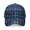Blue and Black Checkered Pattern, variant on Pink and Green Checkered Pattern Baseball Cap, Outdoor Travel Cap with Snap Closure & Sweatband, Lightweight Shape Retaining Gifts for Sports Outdoor Travel