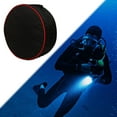 thumbnail image 2 of Bolsa para regulador de buceo, organizador de cinturón de lastre, nailon, redonda, 35 cm x 11 cm Negro, 2 of 9