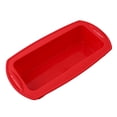 thumbnail image 3 of Pan BLESIY Molde de silicona Rectángulo para hornear rojo 27.5x14 6.5 cm, 3 of 8