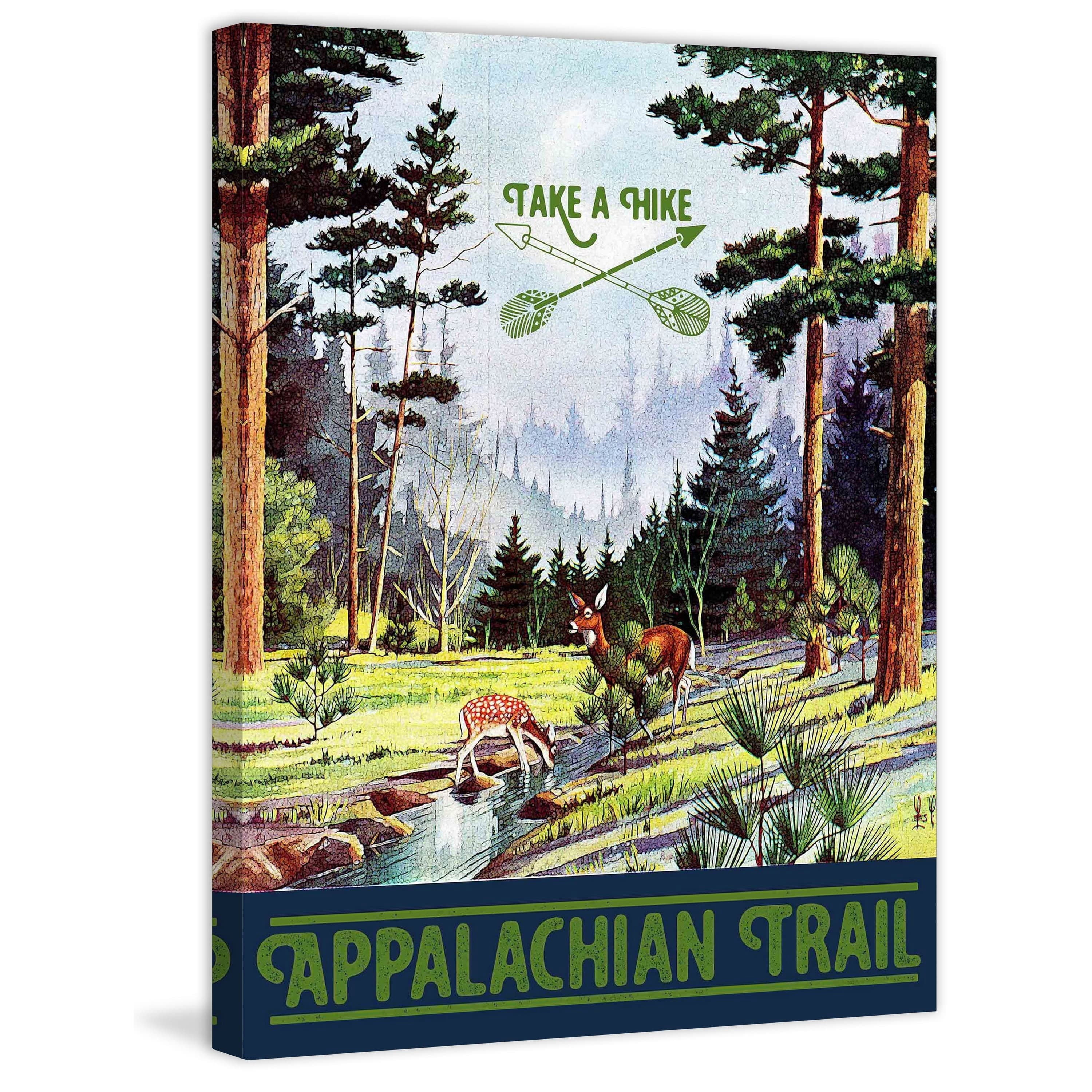 Marmont Hill Appalachian Trail Vintage Advertisement on Wrapped Canvas