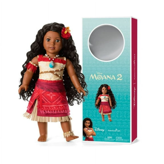 American Girl Disney Princess Moana 2 Doll 18 inch New with Box