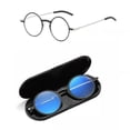 thumbnail image 2 of Ultra-thin Round Frame Men Women Reading Glasses With Case Anti-blue Light Goggles Hyperopia Eyewear Presbyopia Elderly Eyeglass, 2 of 7