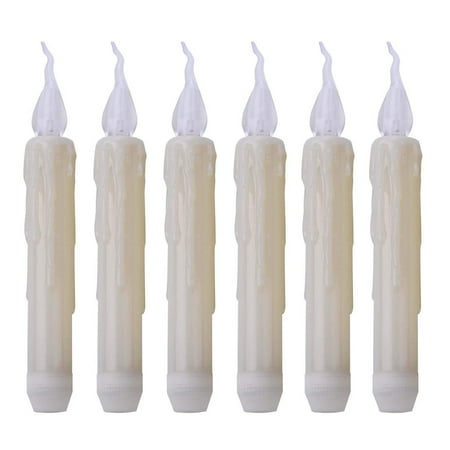 

6Pcs Christmas Decorations Luminous Candle Lovely Candle Design Adornments