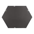 thumbnail image 5 of Kate and Laurel Rhodes Modern Hexagon Wall Mirror, 24" x 36", Gold, Chic Geometric Wall Mirror, 5 of 5