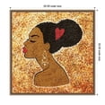 thumbnail image 6 of Amanti Art Glitter Girl Framed Canvas Wall Art Print, 6 of 7