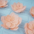 thumbnail image 2 of Efavormart 6 Pack | 8" Blush / Rose Gold Real-Like Soft Foam Craft Daisy Flower Heads, 2 of 8