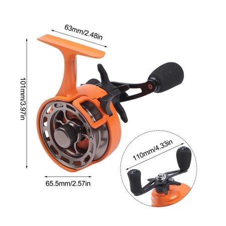 Quick Release Reel Ice Fishing Wheel Metal Spool Casting Fishing Reel Aluminium Alloy 3+1 Metal Bait Casting Reels